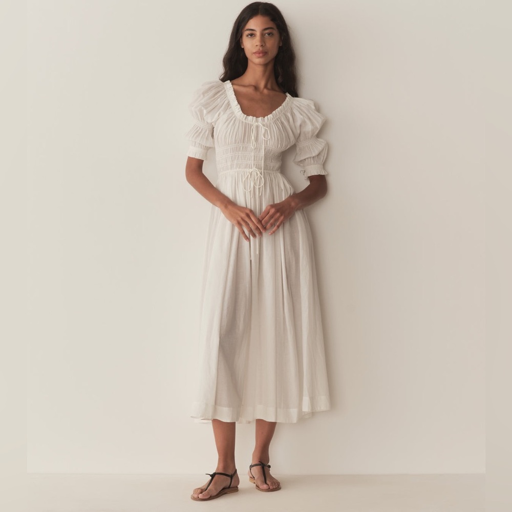 doen ischia dress in salt size S NWT